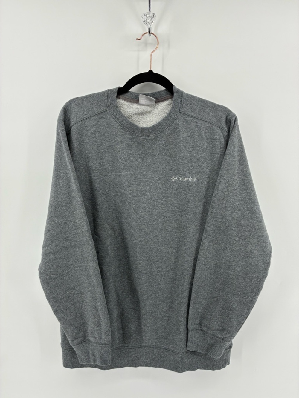 Columbia Gray Crewneck Sweatshirt Spring Outdoor Minimalist Casual